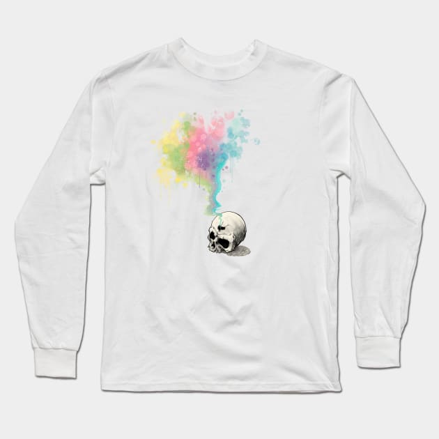 "Immortal Fate" Watercolor series 4/5 Long Sleeve T-Shirt by Demas